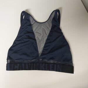 Calvin Klein navy blue sportsbra, size small (S)